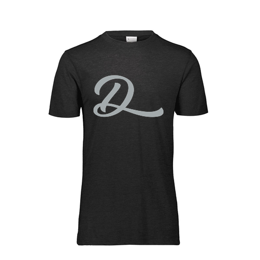 [FTSCUBBK-AS-LOGO2] Decker Men's Tri-Blend T-Shirt - Short Sleeve (Adult S, Black, Logo 2)