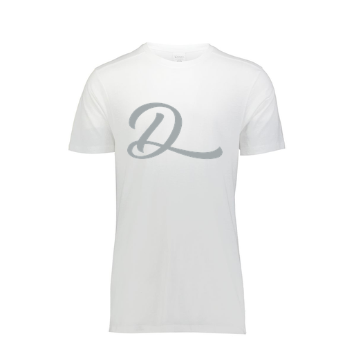 [FTSCUBWH-AS-LOGO2] Decker Men's Tri-Blend T-Shirt - Short Sleeve (Adult S, White, Logo 2)