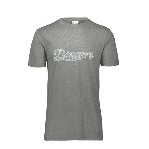 [FTSCUBGY-AS-LOGO1] Decker Men's Tri-Blend T-Shirt - Short Sleeve (Adult S, Gray, Logo 1)