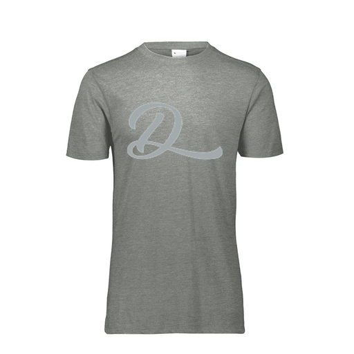 [FTSCUBGY-YS-LOGO2] Decker Youth Tri-Blend T-Shirt - Short Sleeve (Youth S, Gray, Logo 2)