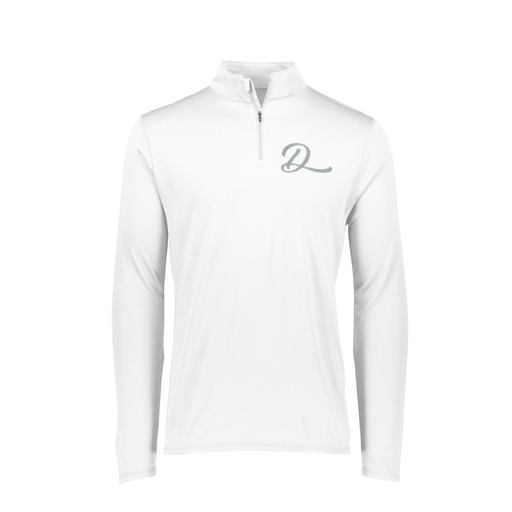 [FTLQFLWH-FAXS-LOGO2] Decker Women's Flex-Lite 1/4 Zip Shirt (Female Adult XS, White, Logo 2)