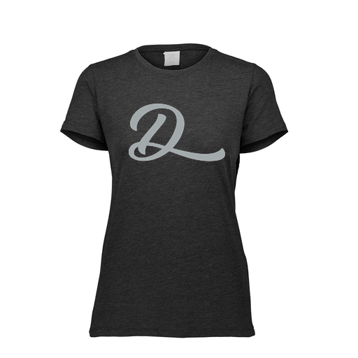 [FTSCUBBK-FAXS-LOGO2] Decker Women's Tri-Blend T-Shirt - Short Sleeve (Female Adult XS, Black, Logo 2)