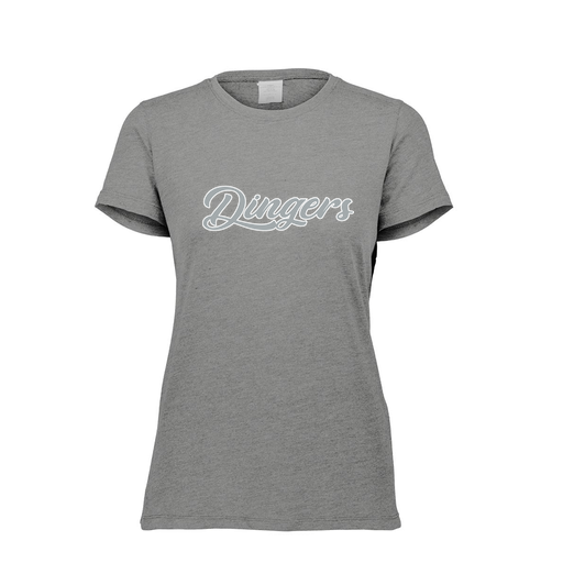 [FTSCUBGY-FAXS-LOGO1] Decker Women's Tri-Blend T-Shirt - Short Sleeve (Female Adult XS, Gray, Logo 1)