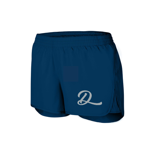 [2430.065.XS-LOGO2] Women's Performance Shorts (Female Adult XS, Navy, Logo 2)