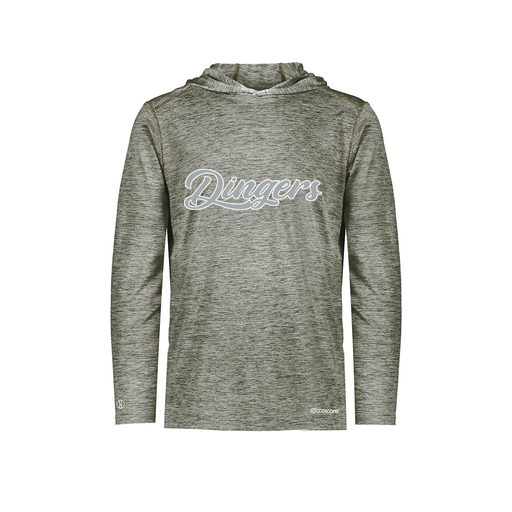 [FOLHCGGY-AS-LOGO1] Decker Men's Charge Hoodie (Adult S, Gray, Logo 1)